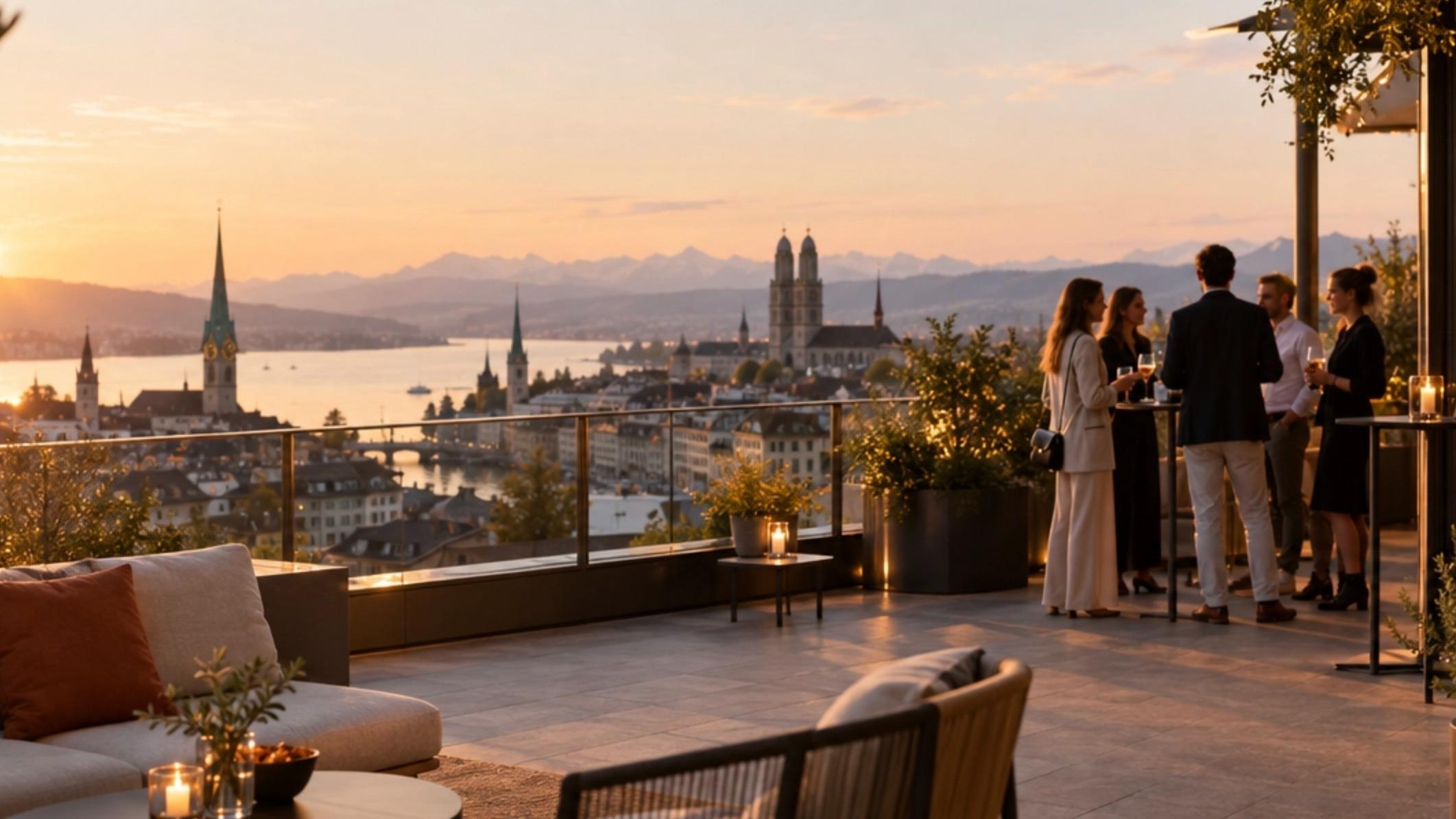 Besondere Eventlocations in Zürich für einen Kundenanlass mit Apéro